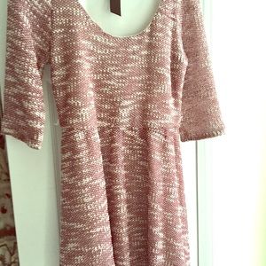 High low knitted dress